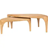Zuiver Salontafel Isla Coffee Table Natural Set of 2