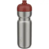 Mepal RVS bidon pull Sport - 800 ml - Pak. open en drink - Lichtgewicht RVS - Vaatwasmachinebestendig - Drinkflessen - Mountain red