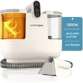 Vapore Vlekkenreiniger – 1200W – Tapijten, Meubels & Auto-interieurs – 12.000 Pa Zuigkracht – Zelfreinigend – Flexibele Slang 1,79 m