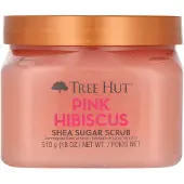 TREE HUT Pink Hibiscus Shea Sugar Scrub Lichaamsscrub 510 g