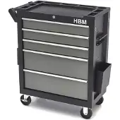 OEM HBM 5-lade laadgereedschapswagen, klein formaat