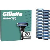 Gillette Vervangingskopjes Mach3 - Variant: 20 stuks