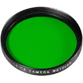Leica 13074 Filter Green E49 zwart