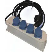 Hateha 4-Socket Powerdistributiedoos 16A 230V IP44 - 12.212.011