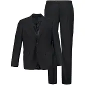 JP 1880 Regular Fit Blazer zwart, Effen
