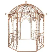 CLP Leila Tuinpaviljoen - Rozenpaviljoen Jugendstil - Klimrek voor Rozen & Planten - antiek bruin