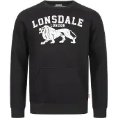 Lonsdale Sweatshirts - Kersbrook - XL tot XXL - voor Mannen - zwart - Maat XL