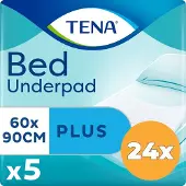 Tena 24x Bed Underpads Plus 60x90 cm (5 stuks)