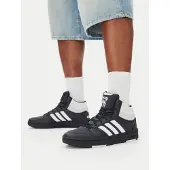 Adidas Sneakers hoog 'Hoops Classic' zwart / wit