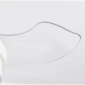 LumenXL Plafondventilator Vjetar met geïntegreerde LED en uitklapbare bladen - wit