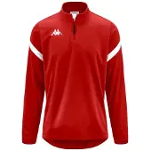 Kappa Dolvole Half Zip Sweatshirt Rood M Man