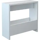 En.casa Bijzettafel Rødovre 60x55x20 cm wit
