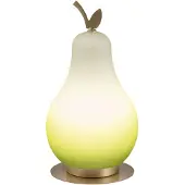 FABAS LUCE LED-tafellamp Wilma, dimbaar, groen, Woon-/ Eetkamer, Glas, Jong wonen, LED tafellamp