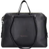 Piquadro Circle Laptoptas Leder 40 cm zwart