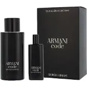 Giorgio Armani Code Homme Giftset - 125 ml hervulbare eau de toilette spray + 15 ml eau de toilette tasspray - cadeauset voor heren