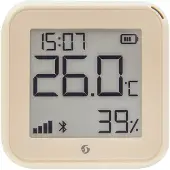 Shelly Temperatuur- en luchtvochtigheidssensor H&T Gen3 | WiFi, Bluetooth | Mocha