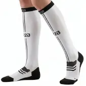 R2B Sport Compressiekousen Wit Dames/Heren - Compressiesokken Hardlopen