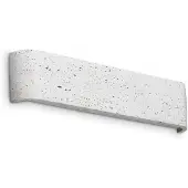 Ideal Lux LED-wandlamp Delta, bruin / roest, Woon-/ Eetkamer, Beton, Modern, LED wandlamp