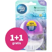 Ambi Pur 1+1 Gratis: Toiletblok Starterkit 5in1 Lavender & Rosemary