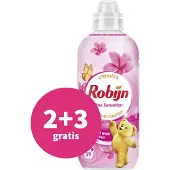 Robijn 2+3 Gratis: Wasverzachter Pink Sensation 39 Wasbeurten 780 Ml
