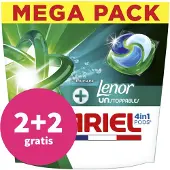 Ariel 2+2 gratis: 4in1 Wasmiddel Pods Lenor Unstoppables 44 stuks
