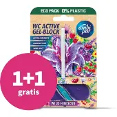 Ambi Pur 1+1 gratis: Toiletblok Wild Hibiscus