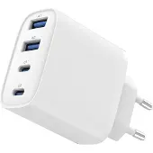 Gembird 4-poorts 40 W GaN USB PowerDelivery snellader, wit