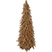 J-Line kerstboom kunststof goud - 75 cm - 24 cm