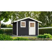 Weka Tuinhuis 123 - Antraciet - 241x235cm - 19,3m³