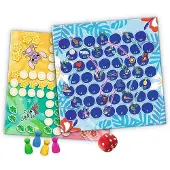 Wisam Gra klasyczna Lilo & Stitch, 2w1 Chińczyk / Węże i drabiny
