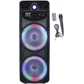 Inovalley Karaoke-lichtluidspreker - - MS02-XXL-N - Bluetooth 5.0 - 1000W