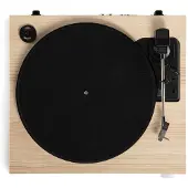 Victrola Harmony Bluetooth Record Player with Speakers Natural