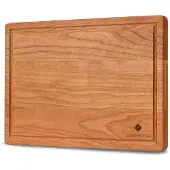 SOPHIOR Snijplank van Kersenhout met sapgeul - Medium 35x25x2,5cm