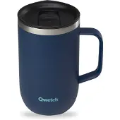Qwetch Infuser Mok Geïsoleerd - Matt Nachtblauw