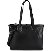 Plevier Catz Aktentas RFID-bescherming Leder 43 cm Laptopvak zwart