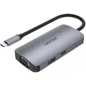 UNITEK USB-C Hub - - MST Drievoudig Scherm - 2 x HDMI - Verbindt 3 Schermen - Ondersteunt 4K