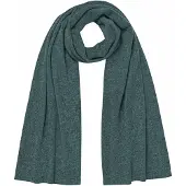 Falke Basic Fine Knit sneldrogend warm kasjmier wintersjaal unisex groen - maat ONESIZE