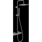 Linie Mavin 200 opbouw regendoucheset met thermostatische kraan Glanzend Chroom