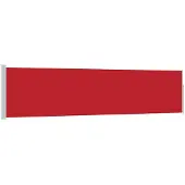 vidaXL Tuinscherm uittrekbaar 117x514 cm rood