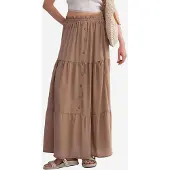 MixRay Hoge Taille Maxi Rok