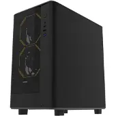 Darkflash Db330M Mesh Computerbehuizing Voor Atx En M-Atx Met Ventilatiesysteem