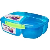Sistema Trends Lunch lunchbox Triple Split met yoghurtpotje 2L