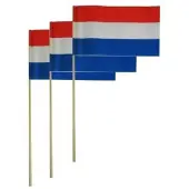 Partyxplosion Zwaaivlaggetjes - Nederland - Papier - 50st.