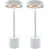 Lumisky Set van 2 draadloze tafellampen H30CM ROBY