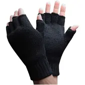 Thinsulate 3m Dunsulate wintervingerloze handschoenen voor heren - Zwart