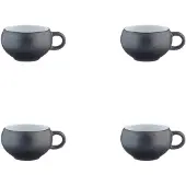 Bjorn GOURMET mok 12cl - 4 stuks - Onyx