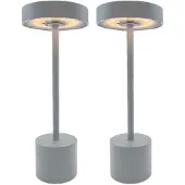 Lumisky Set van 2 draadloze tafellampen H30CM ROBY