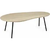 Wohnling Salontafel mangohout 122 cm breed white wash