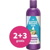 Aussie Hair 2+3 Gratis: Sos Shampoo Shoothe & Hydrate 300 Ml