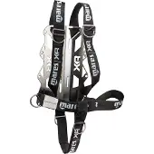 Mares Xr Heavy Duty Harness System With Backplate Zwart,Grijs 3 mm
